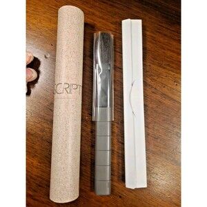 New Original Flat Plastic Handle PRESCRIPTIVES  Brush in Tube Stand Up Case